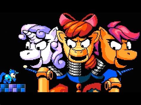 Mega Pony (My Little Pony fan game) All Bosses (No Damage).